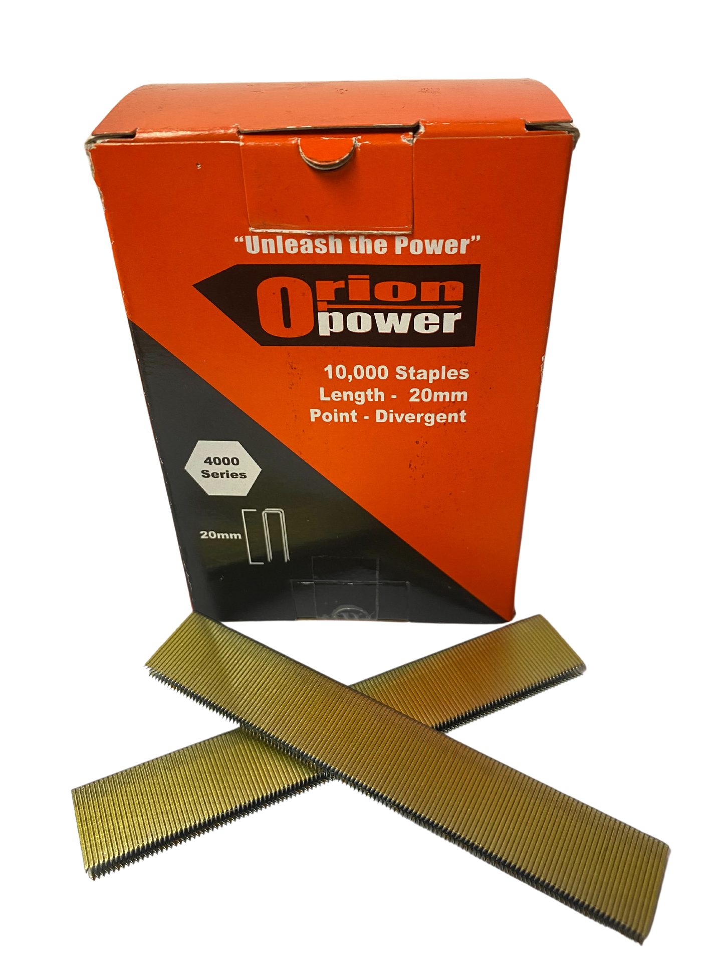 ORION POWER OP4000 Divergent Staples Galv 10,000 Pk 16mm