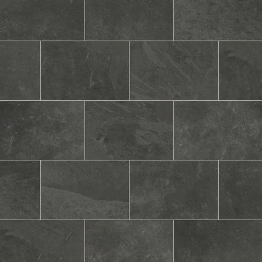 Knight tile Black Riven Slate ST15