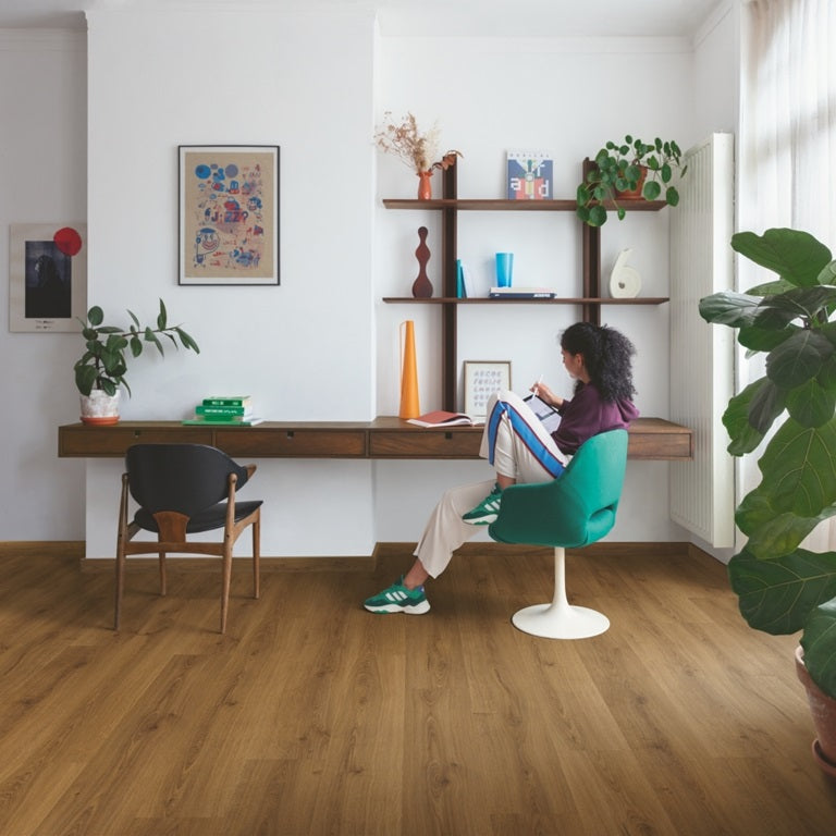 Quickstep Alpha Vinyl Bloom - Botanic Caramel Oak