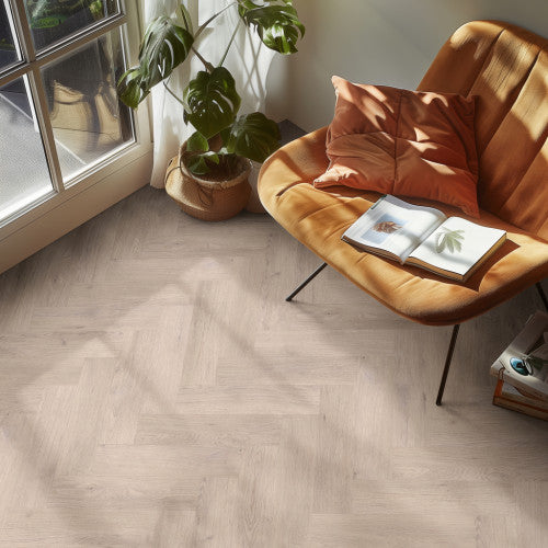 Studio Designs Large Herringbone Ivory White