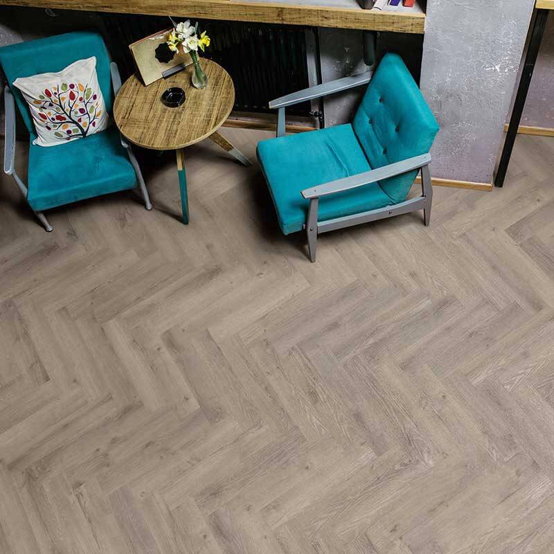 Tarkett Inspirations Rustic Oak Medium Grey Parquet