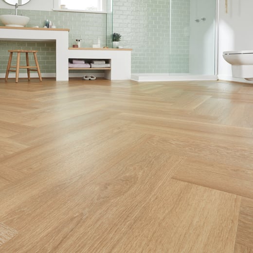 Van Gogh Herringbone Warm Brushed Oak