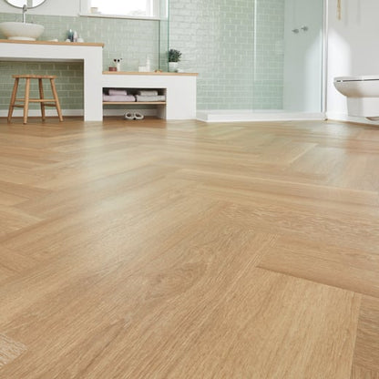 Van Gogh Herringbone Warm Brushed Oak