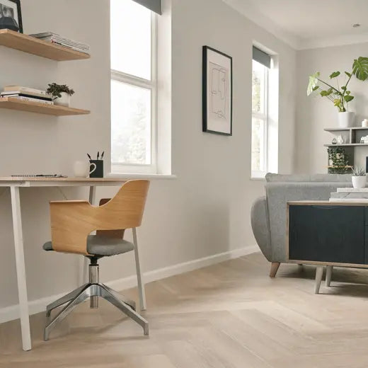 Van Gogh Herringbone Neutral Brushed Oak